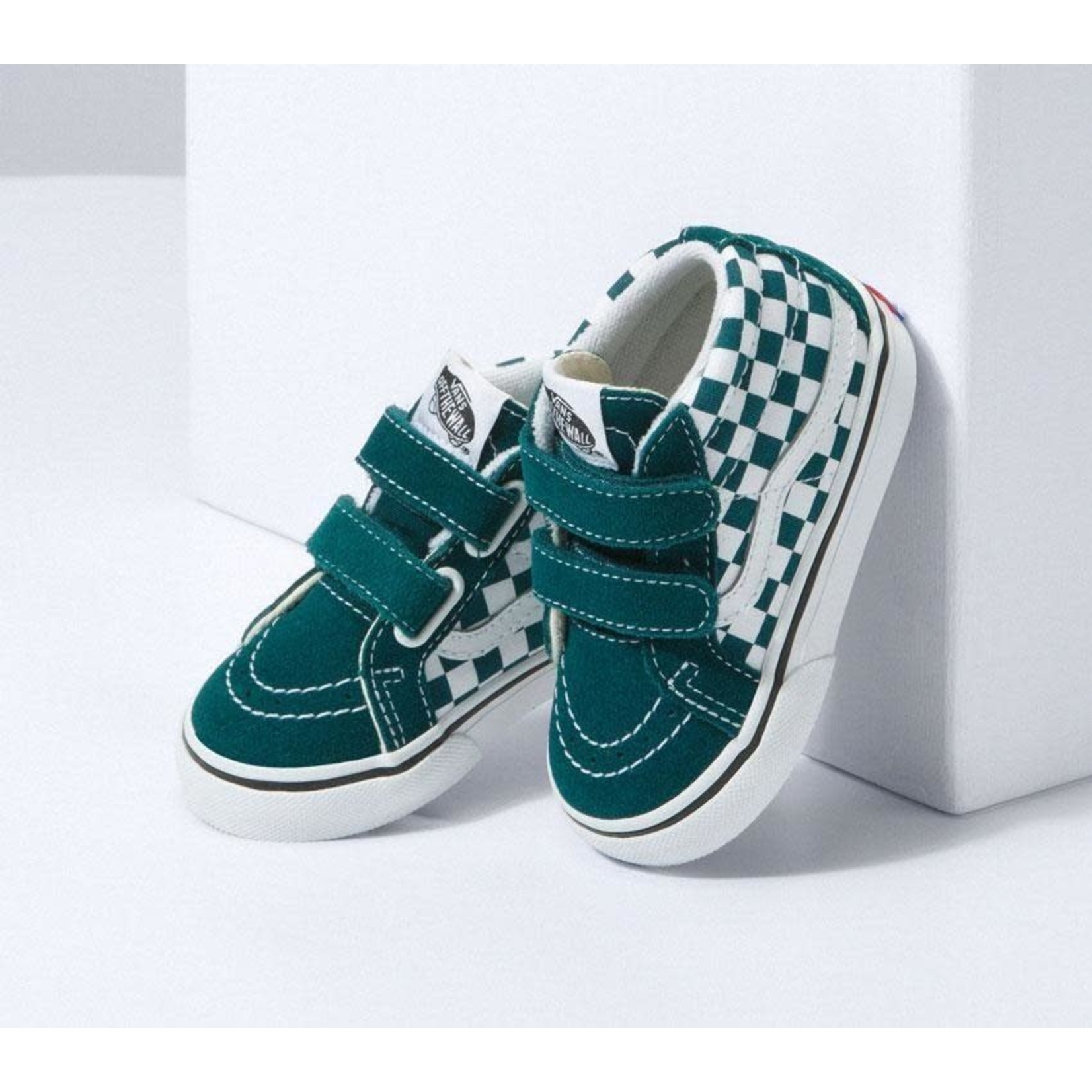 Vans SK8-Mid Reissue V COLOR THEORY CHECKERBOARD DEEP TEAL