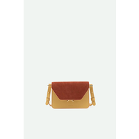 Shoulder bag | madeleine beige + croissant brown