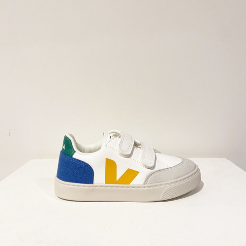 veja small v-12 extra white indigo