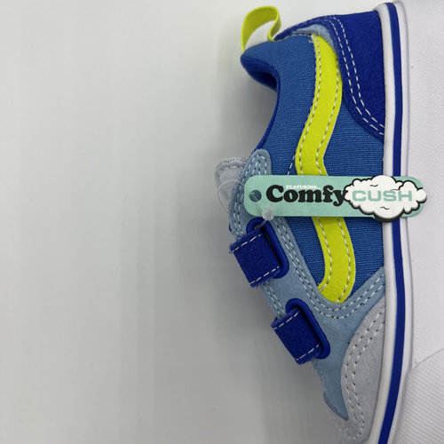 vans Comfycush color block blue