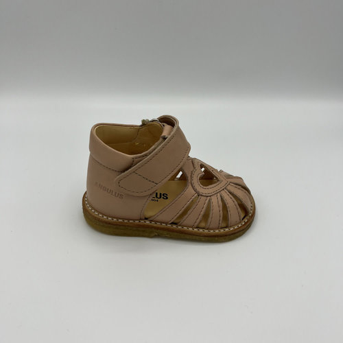 angulus STARTER SANDAL WITH VELCRO CLOSURE peach angulus STARTER SANDAL WITH VELCRO CLOSURE peach