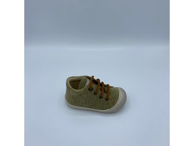 naturino cocoon suede woven stone brown