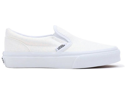 vans UY Classic Slip-On GLITTER White