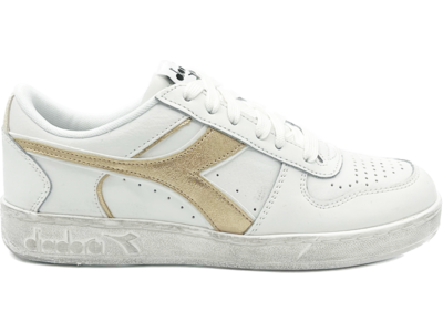 diadora Magic basket low metal frosted almond