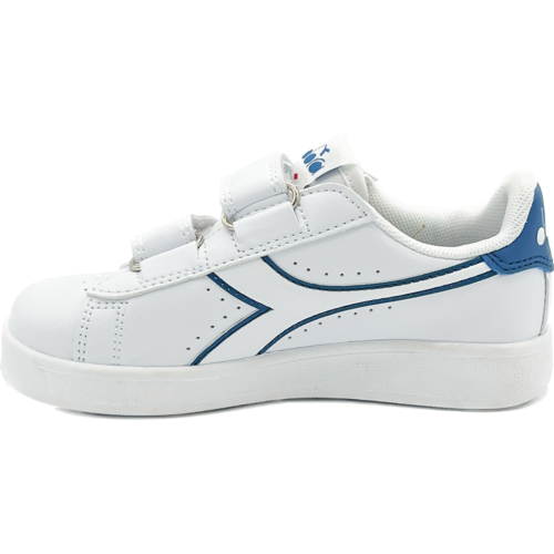 diadora game p ps white/bleu vallarta