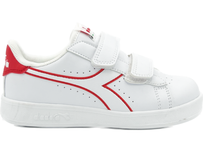 diadora GAME P PS WHITE/BITTERSWEET RED