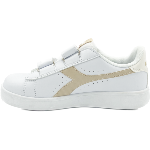 diadora game p high girl ps white/whisper pink