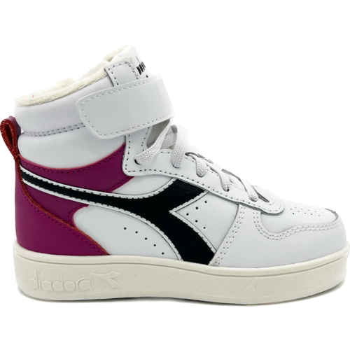 diadora magic basket mid ps white/cream blush/black