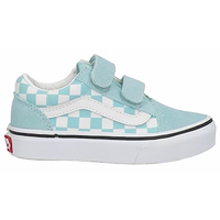 old skool v color theory checkerboard blue