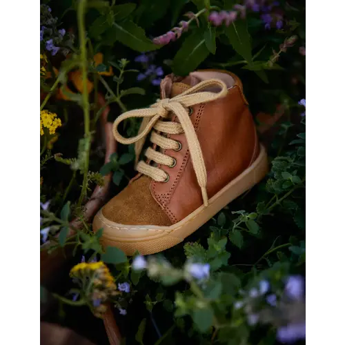 petit nord sneaker Bootie Cognac