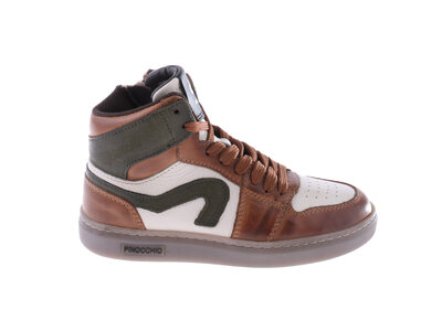 Pinocchio Sneaker Green/Brown Combi