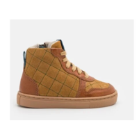 Quilted Sneaker Cognac