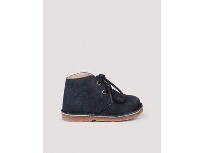 petit nord desert winter boot lace navy suede