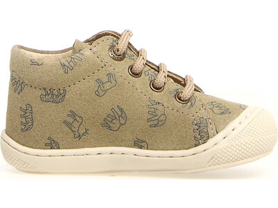 naturino cocoon suede safari stone sage