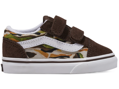 Vans old skool v painted camo brown multi