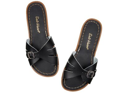 salt water sandals Slides black