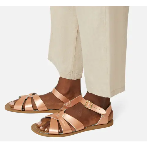 salt water sandals Original rose gold