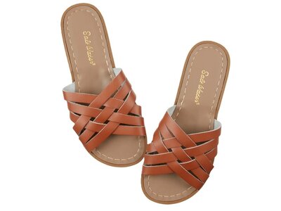 salt water sandals Retro slide tan