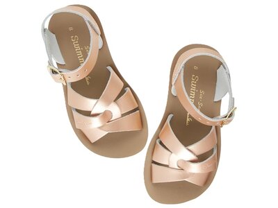 salt water sandals Swimmer rose gold