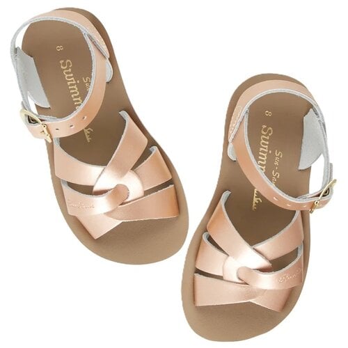 salt water sandals Swimmer rose gold