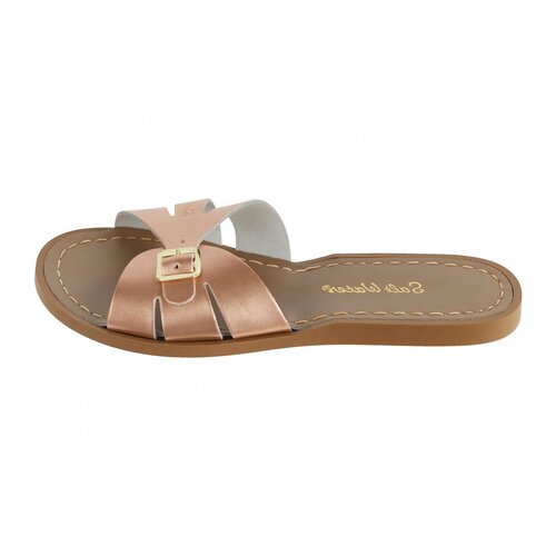salt water sandals Slides rose gold