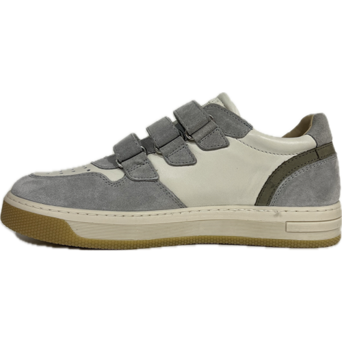hip shoe style Sneaker light grey combi plakkers