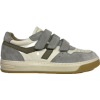 Sneaker light grey combi plakkers