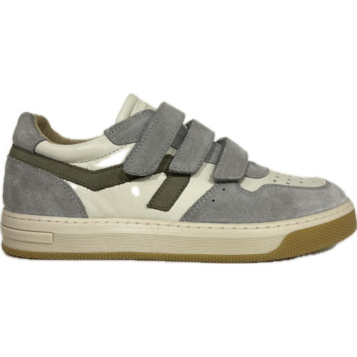 hip shoe style Sneaker light grey combi plakkers