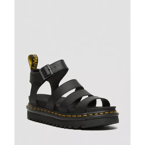 dr. martens Chuncky 3 Strap Sandal Blaire black