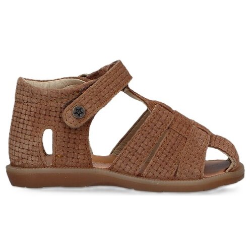 naturino Zaffiro suede woven brown