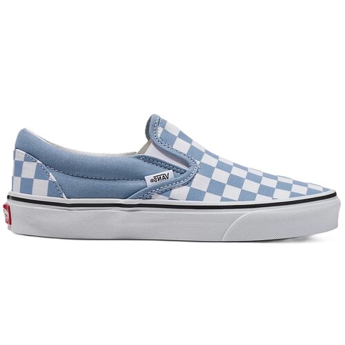 vans slip on color theory checkerboard dusty blue