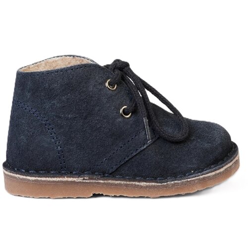 petit nord desert winter boot lace navy suede