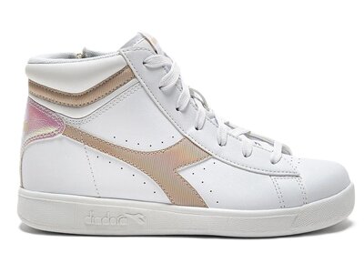 diadora Game p high girl gs white beige