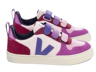 veja Small V-10 Velcro Chromefree Multico Petale