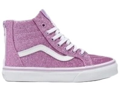 vans Sk8-Hi Zip Glitter Lilac