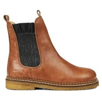 Chelsea boot tan/black silver