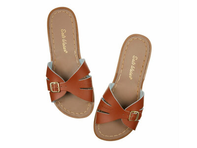 salt water sandals Slides tan