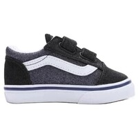 Old Skool V 2-TONE GLITTER BLACK/NAVY peuter