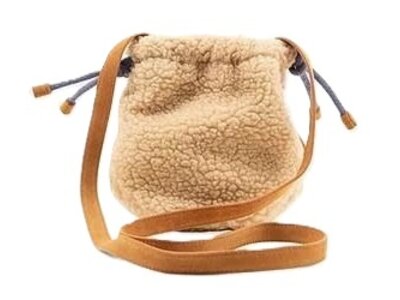 the sticky sis club pouch bag | teddy | light sand