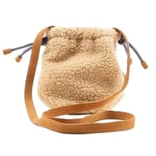 the sticky sis club pouch bag | teddy | light sand
