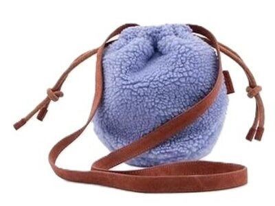 the sticky sis club pouch bag | teddy | cornflower blue