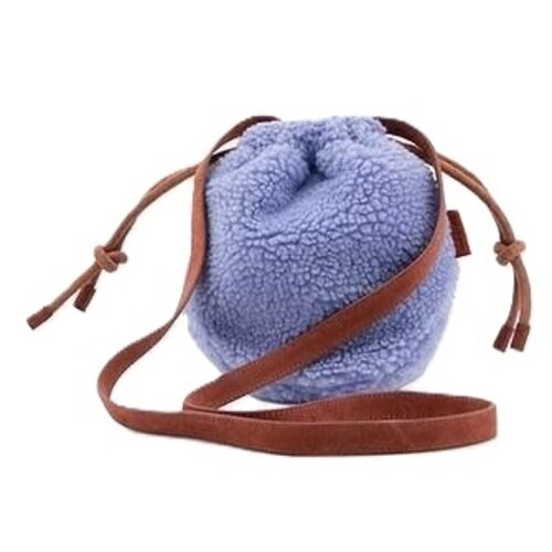 the sticky sis club pouch bag | teddy | cornflower blue