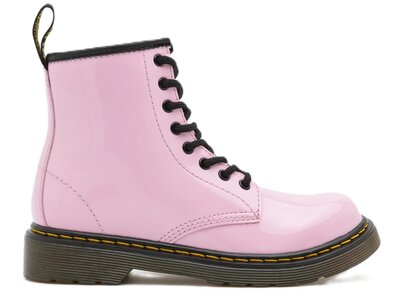 dr. martens Pale pink patent lamper boots