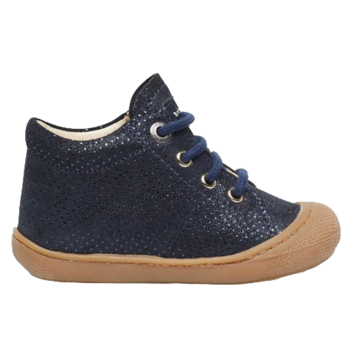 naturino cocoon suede dots blue naturino cocoon suede dots blue