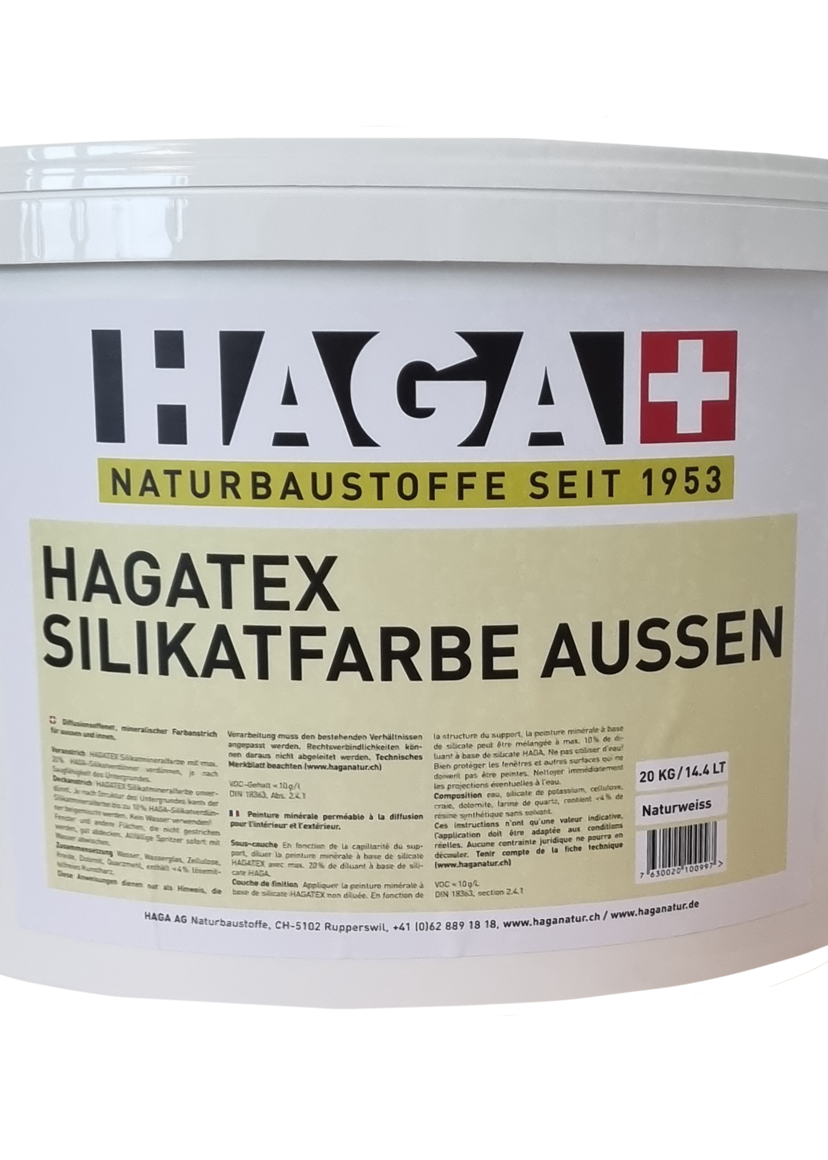 Haga Hagatex silicaatverf voor buiten