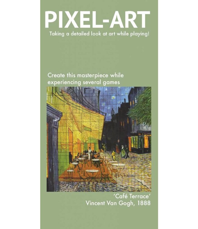Pixel-Art Game:  Cafe Terrace at Night