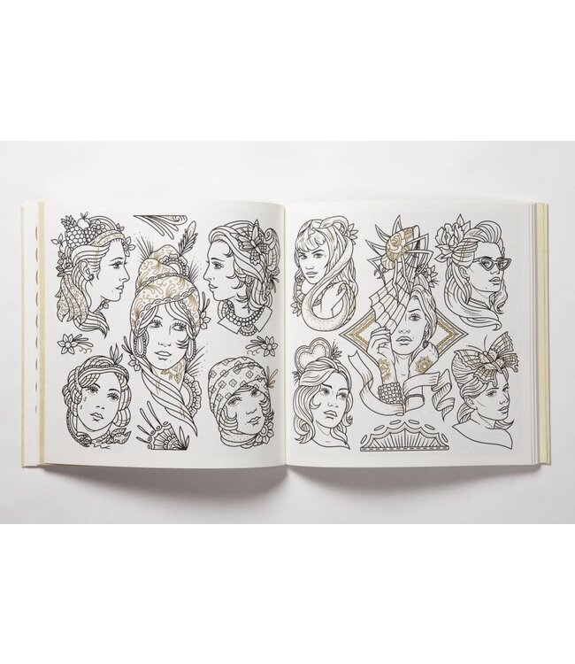 The Tattoo Flash Colouring Book