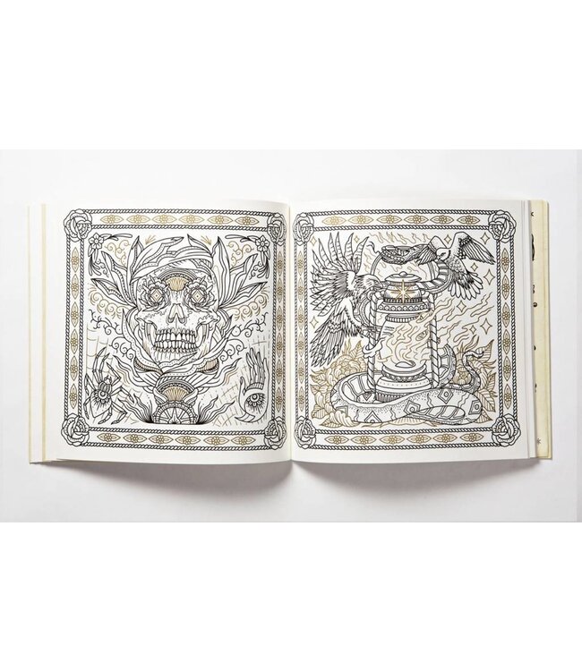 The Tattoo Flash Colouring Book