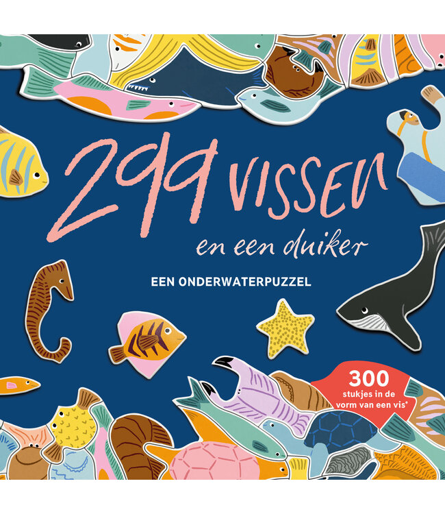 299 vissen (en één duiker)