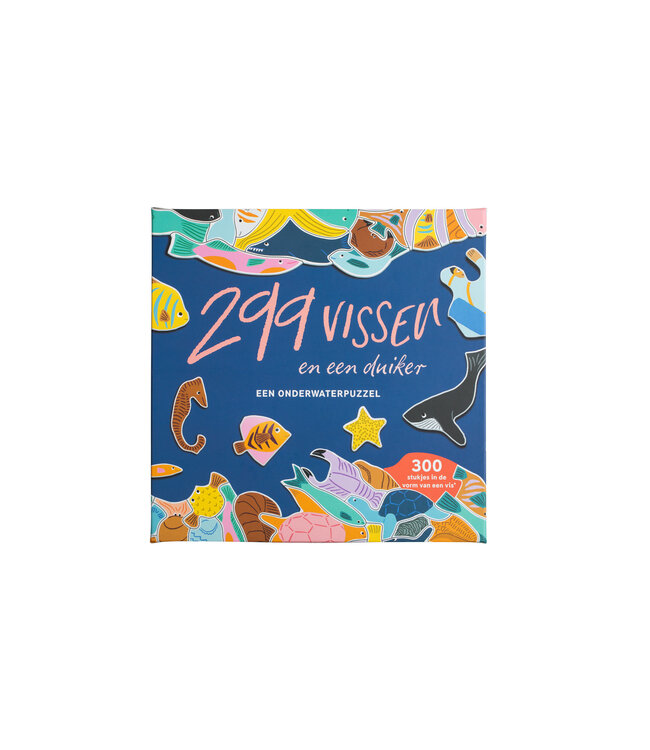 299 vissen (en één duiker)